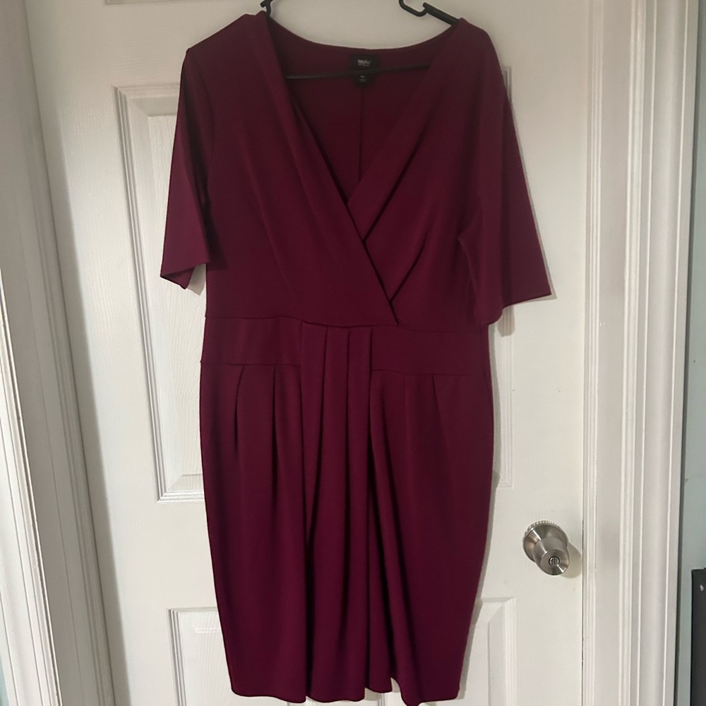 Red wine dress